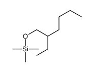 (2-Ethylhexyloxy)trimethylsilane Structure