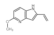 2-乙烯-5-甲氧基-1H-吡咯并[3,2-b]吡啶结构式