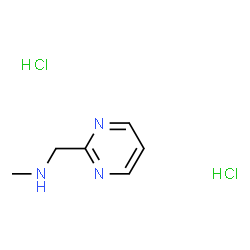 甲基[(嘧啶-2-基)甲基]胺二盐酸盐结构式