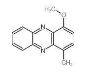 Phenazine,1-methoxy-4-methyl- Structure