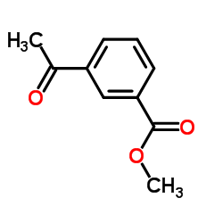 3-乙酰基苯甲酸甲酯结构式