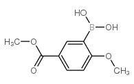 [2-甲氧基-5-(甲氧羰基)苯基]硼酸结构式