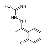 [1-(6-oxocyclohexa-2,4-dien-1-ylidene)ethylamino]urea结构式