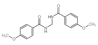 Benzamide,N,N'-methylenebis[4-methoxy-结构式