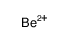 beryllium(2+) Structure