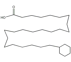 Cyclohexyltricosanoic acid Structure