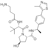 (S,R,S)-AHPC-Me-C3-NH2 Structure