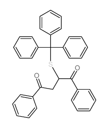 1,4-Butanedione,1,4-diphenyl-2-(tritylthio)- (7CI,8CI)结构式