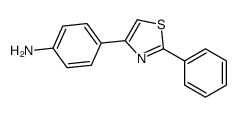 4-(2-Phenyl-1,3-thiazol-4-yl)aniline结构式