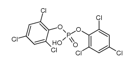 phosphoric acid bis-(2,4,6-trichloro-phenyl ester)结构式