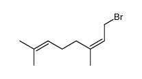 (Z)-1-bromo-3,7-dimethyl-octa-2,6-diene Structure