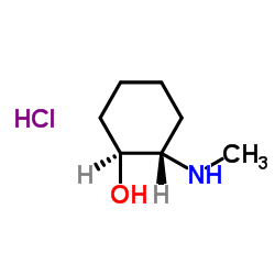 rel-(1R,2R)-2-(甲基氨基)环己醇盐酸盐结构式