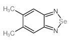 5,6-二甲基-2,1,3-苯并硒酸二唑结构式