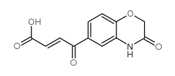 4-Oxo-4-(3-oxo-3,4-dihydro-2H-1,4-benzoxazin-6-yl)-2-butenoic acid Structure