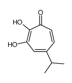 2,3-二羟基-5-异丙基环庚烷-2,4,6-三烯酮结构式