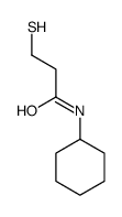N-CYCLOHEXYL-3-MERCAPTOPROPANAMIDE结构式