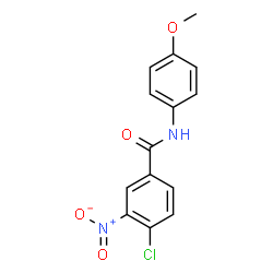 4-Chloro-N-(4-methoxyphenyl)-3-nitrobenzamide Structure