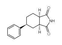 4-trans-phenylcyclohexane-(1r,2-cis)-dicarboxylic imide Structure