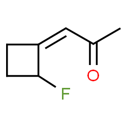 2-Propanone, 1-(2-fluorocyclobutylidene)- (9CI) Structure