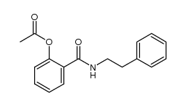 2-acetoxy-N-(2-phenethyl)benzamide Structure
