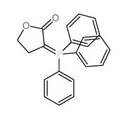 二氢-3-(三苯基膦亚基)-2(3H)-呋喃酮结构式
