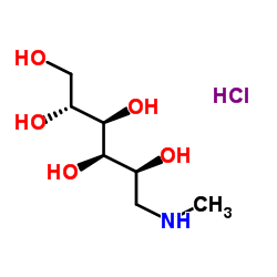 N-甲基-D-葡糖胺盐酸盐[用于缓冲溶液]结构式