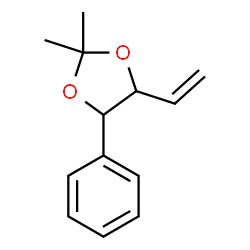 2,2-Dimethyl-4-vinyl-5-phenyl-1,3-dioxolane结构式