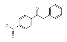 1-(4-硝基苯基)-2-苯乙-1-酮结构式
