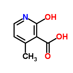 2-羟基-4-甲基烟酸结构式