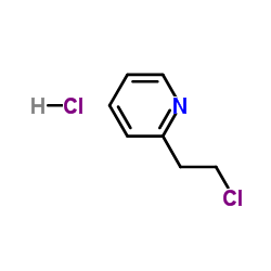 2-(2-Chloroethyl)pyridine hydrochloride (1:1) structure
