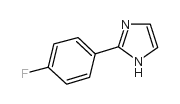 2-(4-氟苯基)-1H-咪唑结构式
