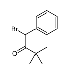 1-bromo-3,3-dimethyl-1-phenylbutan-2-one Structure
