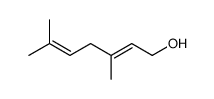 3,6-dimethylhepta-2,5-dien-1-ol Structure