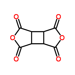 Cyclobutane-1,2,3,4-tetracarboxylic dianhydride structure