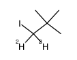 α-deuterioneopentyl iodide结构式