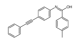 4-methyl-N-[4-(2-phenylethynyl)phenyl]benzamide Structure