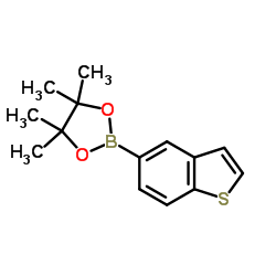 2-(Benzo[b]thiophen-5-yl)-4,4,5,5-tetramethyl-1,3,2-dioxaborolane Structure