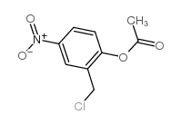 2-乙酰基-5-硝基苄氯结构式