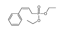 Diethyl [(2E)-3-phenyl-2-propen-1-yl]phosphonate Structure