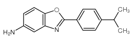 2-(4-isopropyl-phenyl)-benzooxazol-5-ylamine结构式