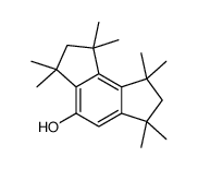 1,2,3,6,7,8-hexahydro-1,1,3,3,6,6,8,8-octamethyl-as-indacen-4-ol结构式