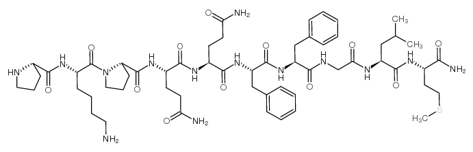 PRO-LYS-PRO-GLN-GLN-PHE-PHE-GLY-LEU-MET-NH2结构式