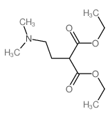 diethyl 2-(2-dimethylaminoethyl)propanedioate结构式