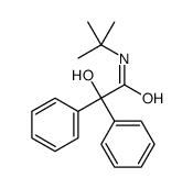 N-tert-butyl-2-hydroxy-2,2-diphenylacetamide Structure