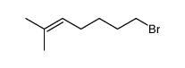 1-bromo-6-methyl-5-heptene Structure