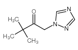 3,3-二甲基-1-(1H-1,2,4-三唑-1-基)丁-2-酮结构式