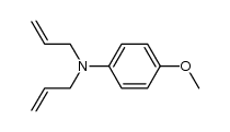 N,N-diallyl-4-methoxybenzenamine结构式