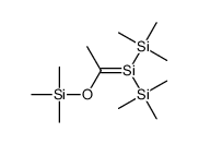 trimethyl-[trimethylsilyl(1-trimethylsilyloxyethylidene)silyl]silane Structure