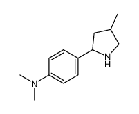 Benzenamine, N,N-dimethyl-4-(4-methyl-2-pyrrolidinyl)- (9CI)结构式