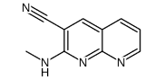 2-(methylamino)-1,8-naphthyridine-3-carbonitrile结构式
